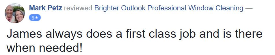 Facebook Window Cleaning Review